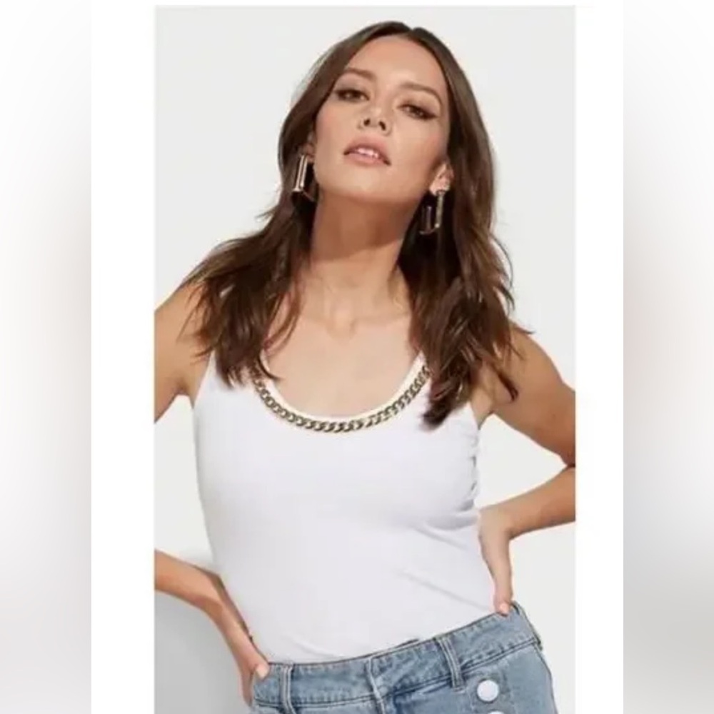 Generation Love Esther Chain Ribbed Tank size Small